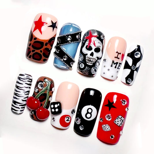 A84 Skull and Cherry