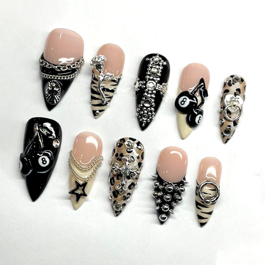 A92 Leopard French Tip