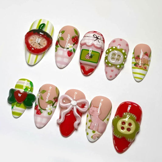 A106 Colorful Bow Fruit 3D