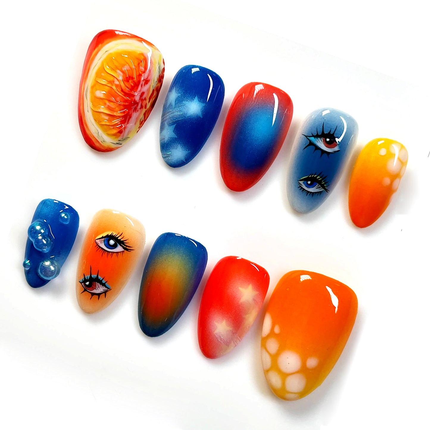Orange And Blue