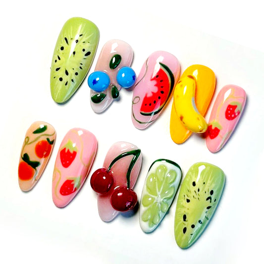 A5 Cherry Banana Strawberry 3D