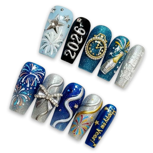 A223 Blue New Year