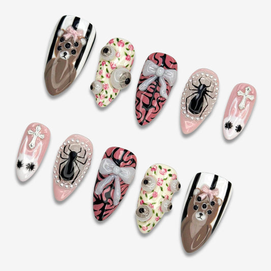 Bow, Bear and Spider 3D Gel