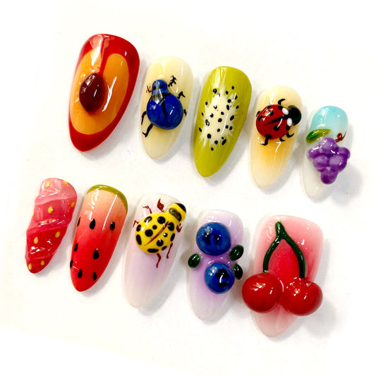 A31 Fruit & Ladybugs