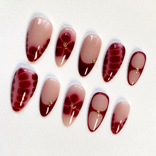 A32 Red Flower Ombre