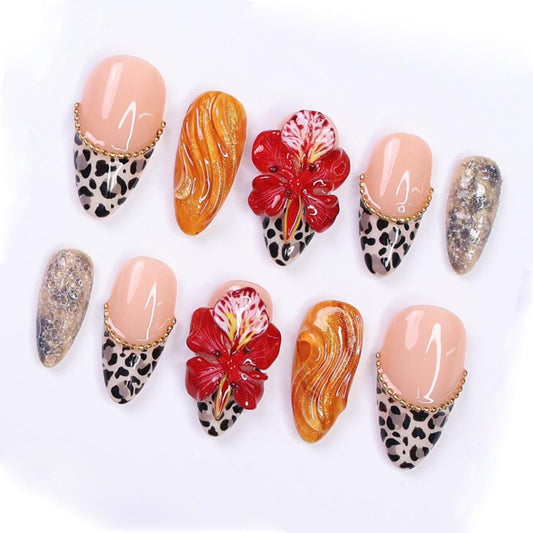 A36 French Tip Flower 3D