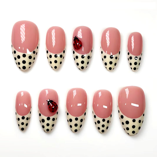 A43 Polkadot French Tip