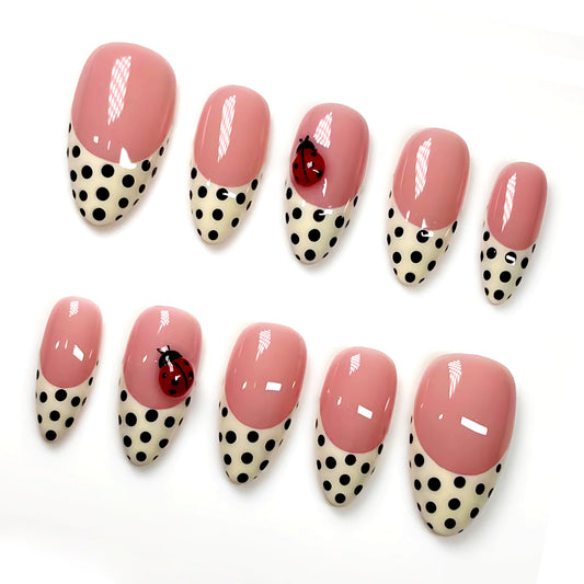 A43 Polkadot French Tip