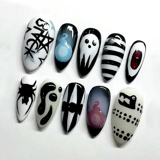 A45 Ghost Spider Black And White