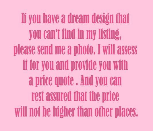 CUSTOM ORDER Press On Nails