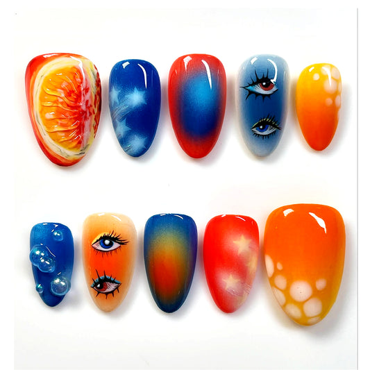 Orange And Blue