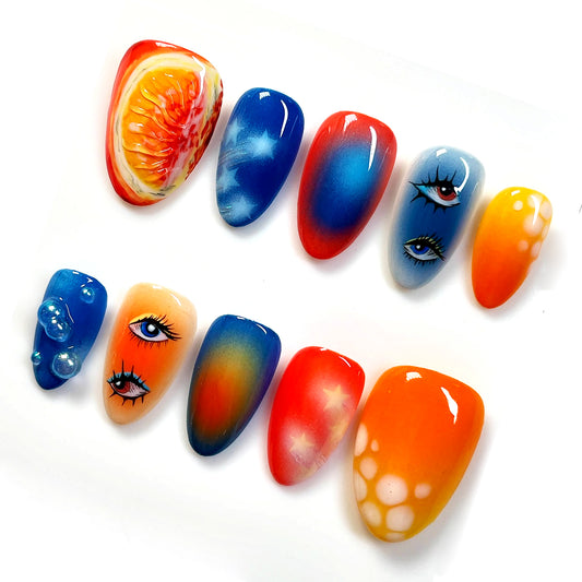 Orange And Blue