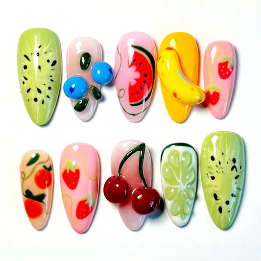 A5 Cherry Banana Strawberry 3D