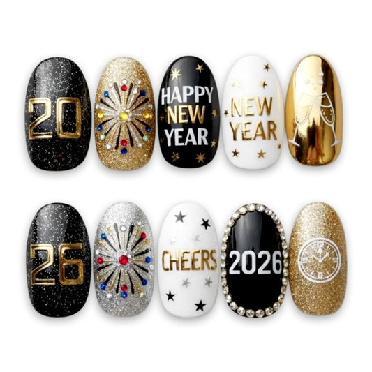 A119 New Year Fireworks Gold