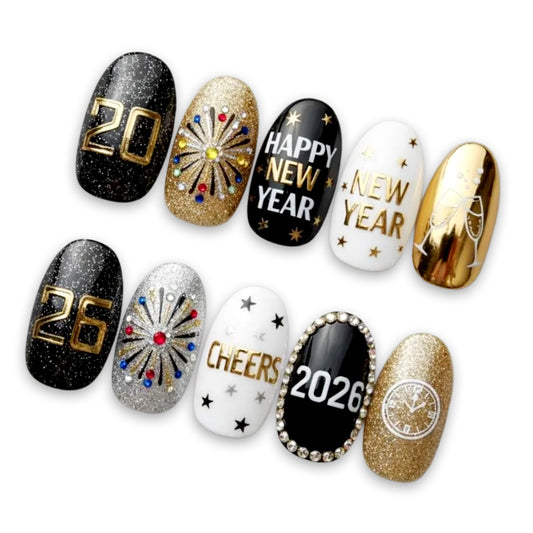 A119 New Year Fireworks Gold