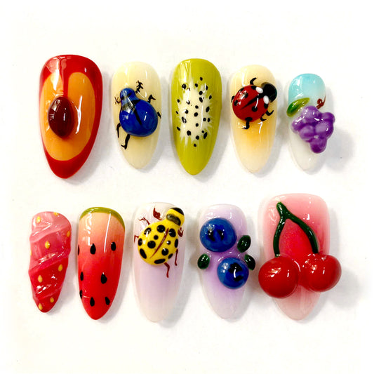 A31 Fruit & Ladybugs