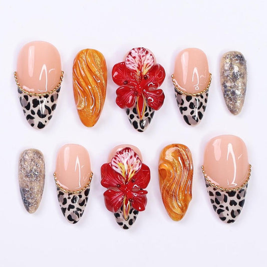 A36 French Tip Flower 3D