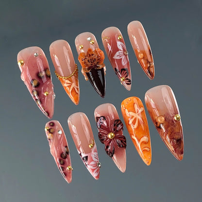 A251 Orchids Orange
