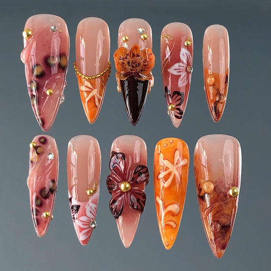 A251 Orchids Orange