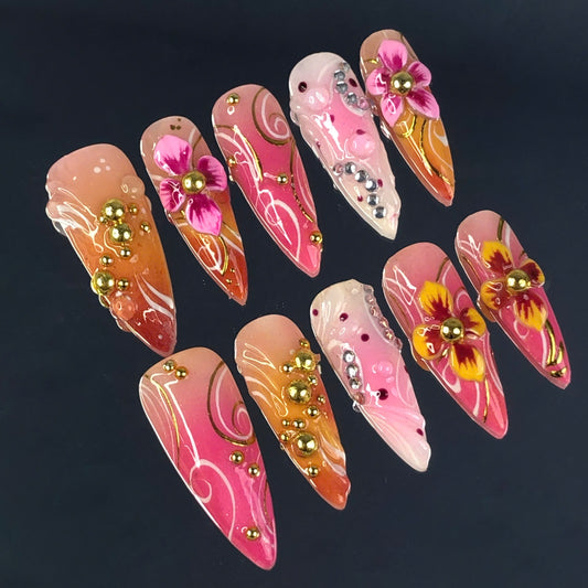 A229 Flower Garden Long