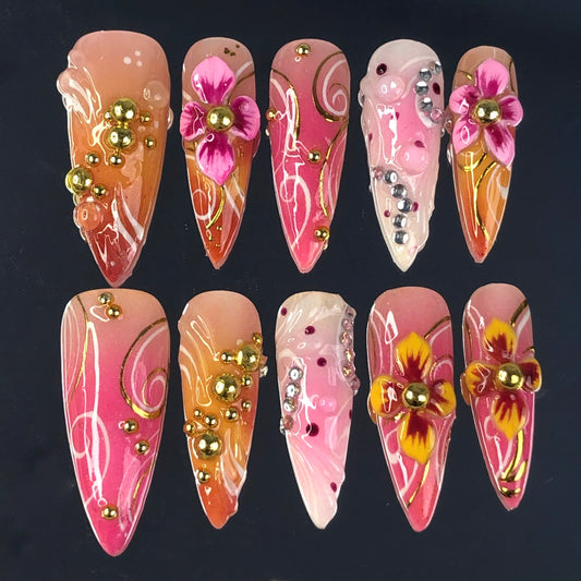 A229 Flower Garden Long