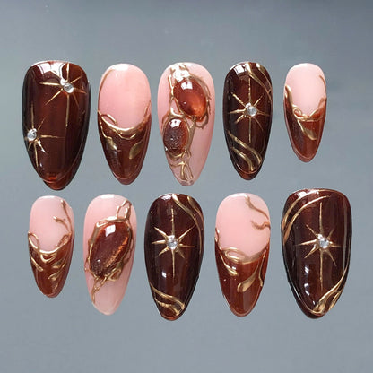 A258 Brown Cat Eye