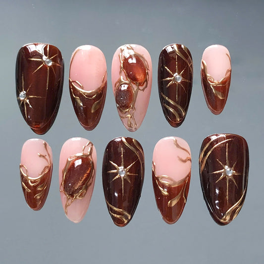 A258 Brown Cat Eye