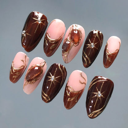 A258 Brown Cat Eye