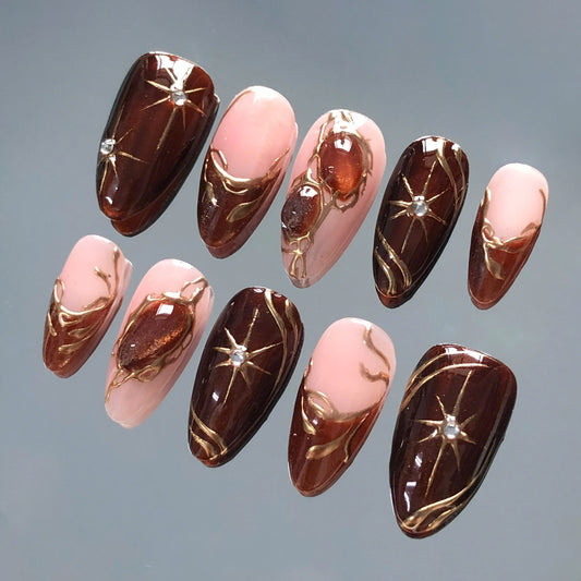 A258 Brown Cat Eye