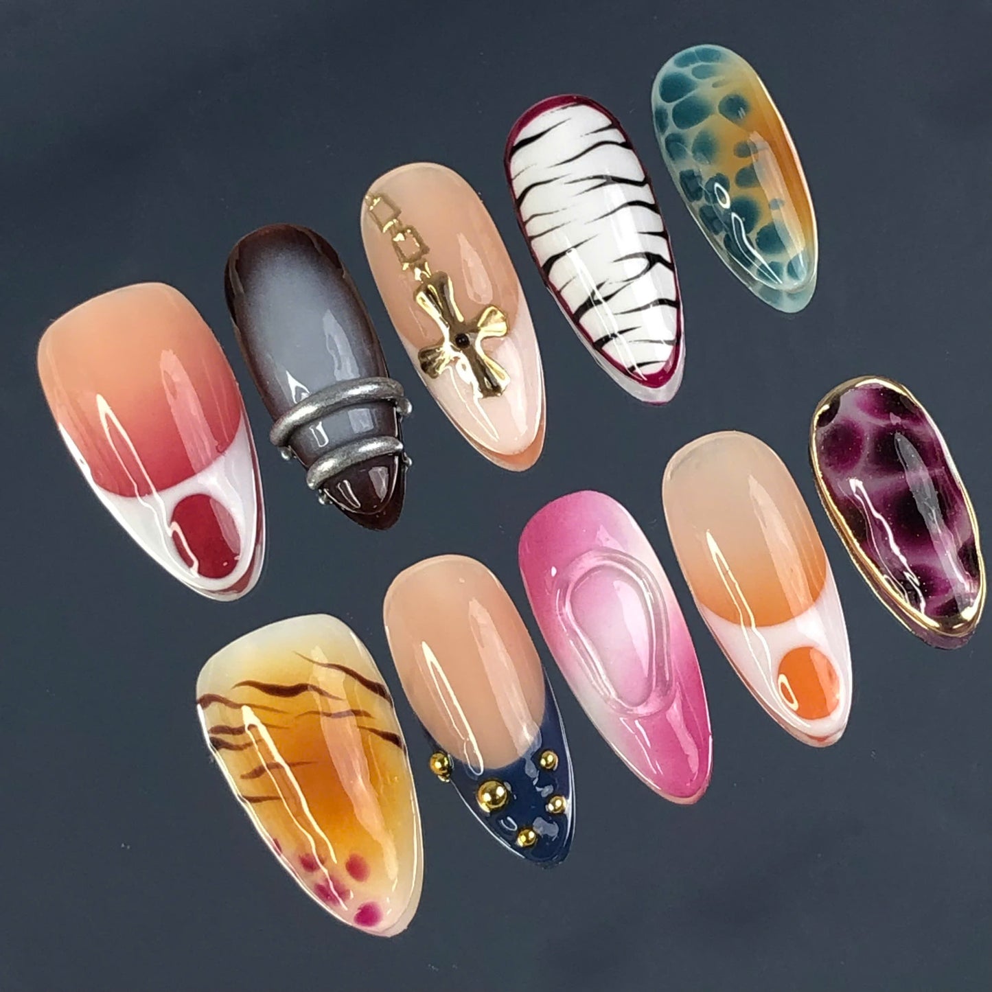 A232 Colorful Frenchtip